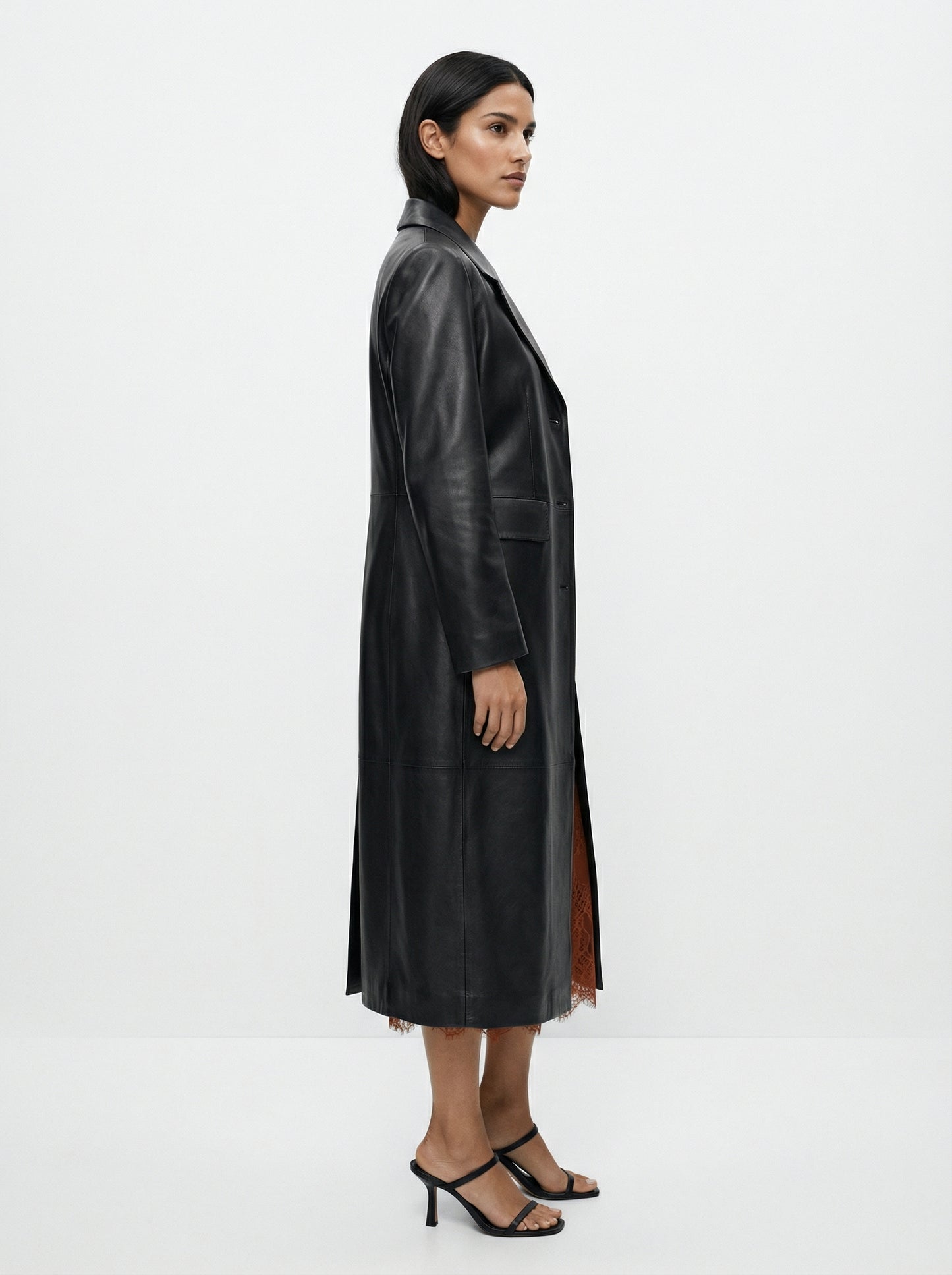 Letizia | Abrigo de piel largo