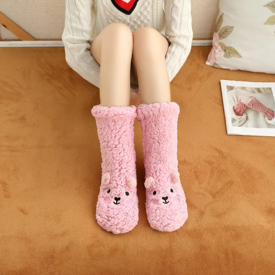 Cozy Friends – Calcetines Peluche Antideslizantes