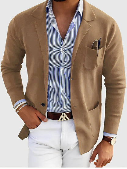 André – Americana de hombre estilo casual elegante