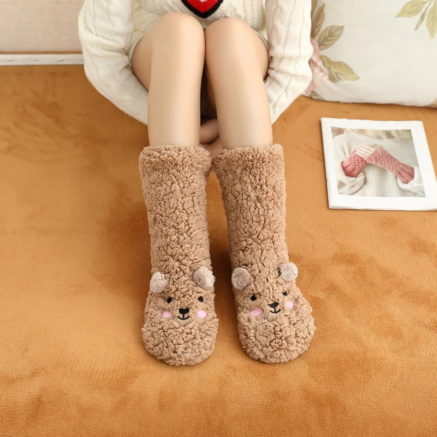 Cozy Friends – Calcetines Peluche Antideslizantes