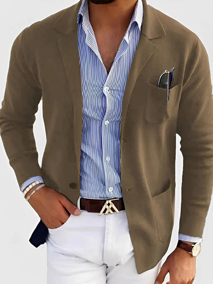 André – Americana de hombre estilo casual elegante