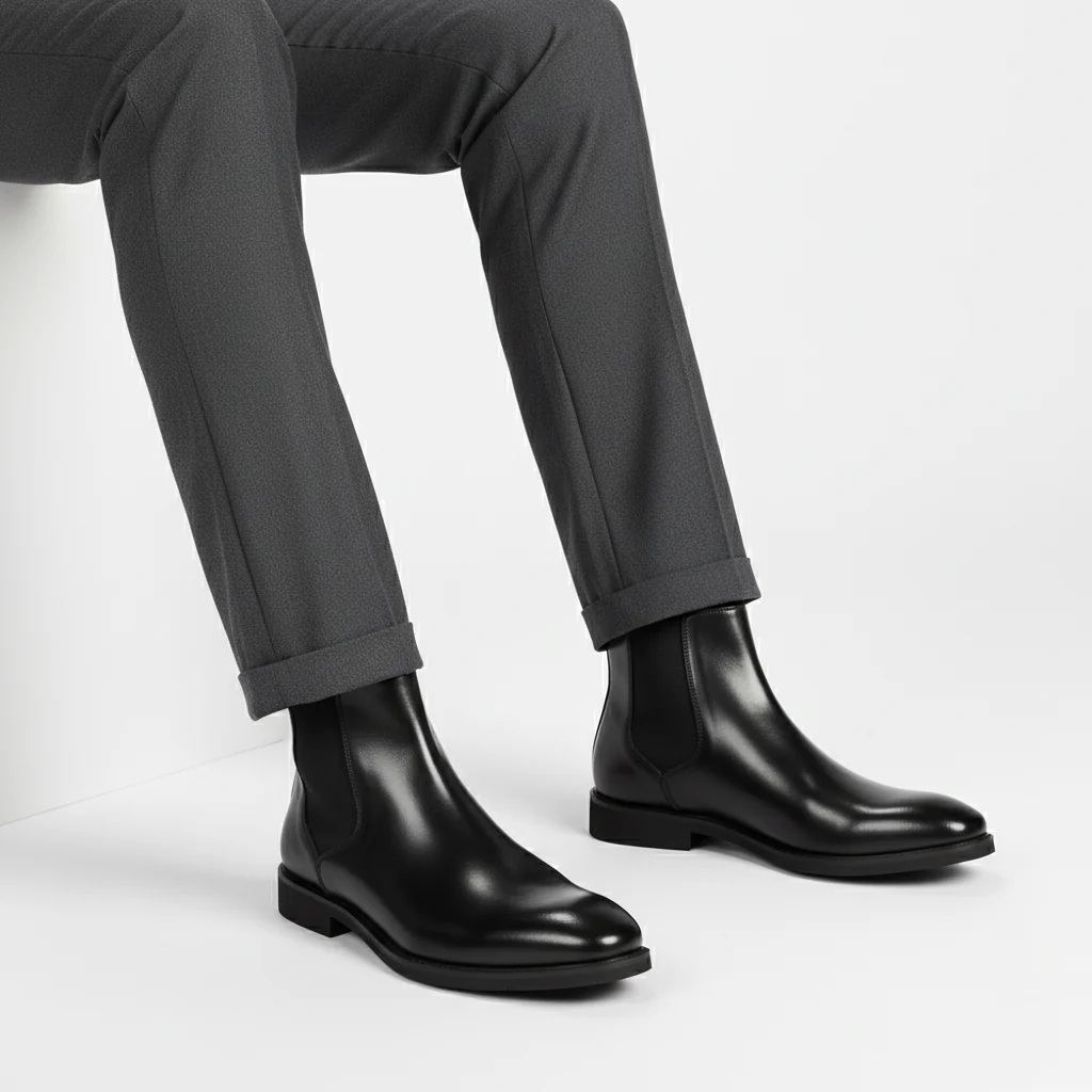 Chelsea Luxe - Bota piel hombre