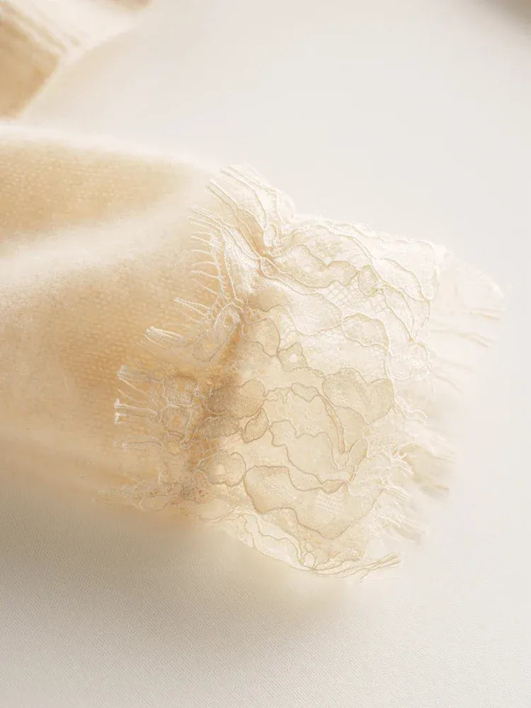 Chaqueta Léa – Cárdigan con encaje