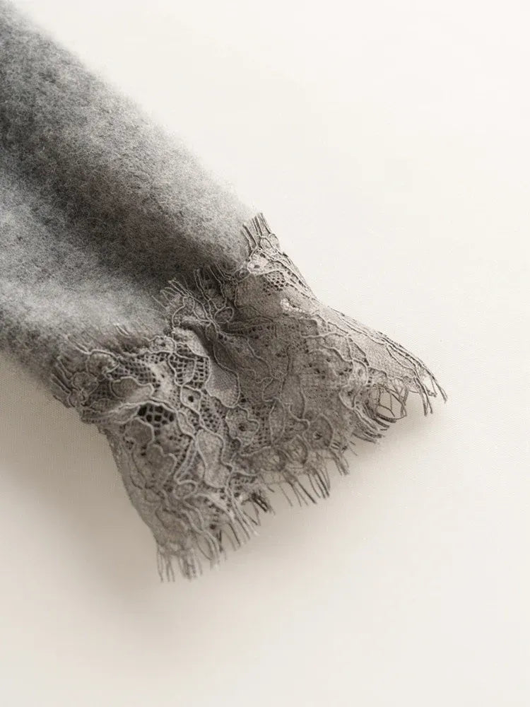 Chaqueta Léa – Cárdigan con encaje