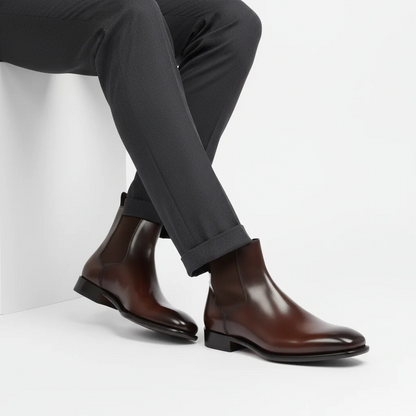 Chelsea Luxe - Bota piel hombre