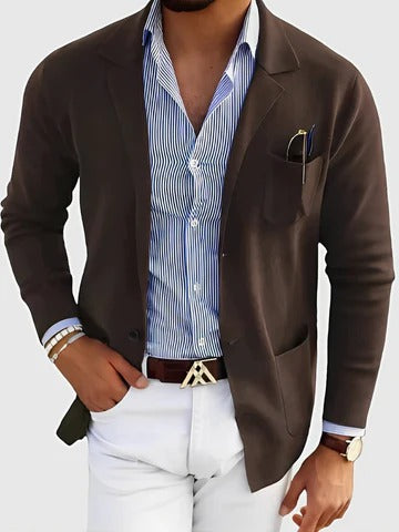André – Americana de hombre estilo casual elegante