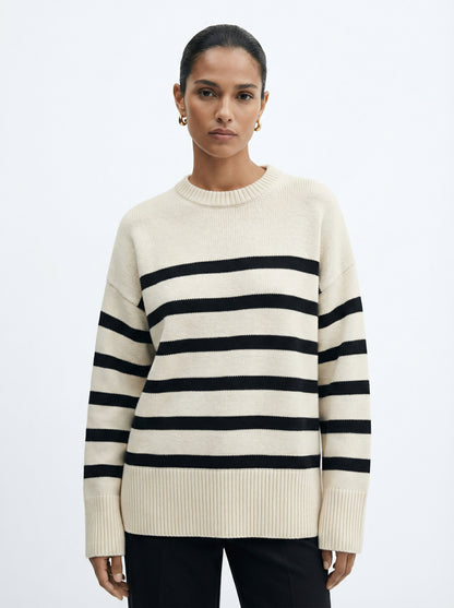 Alessandra | Jersey de Punto a Rayas