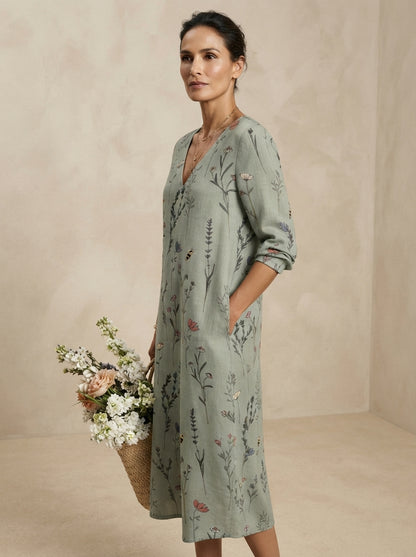 Rebeca | Vestido Lino
