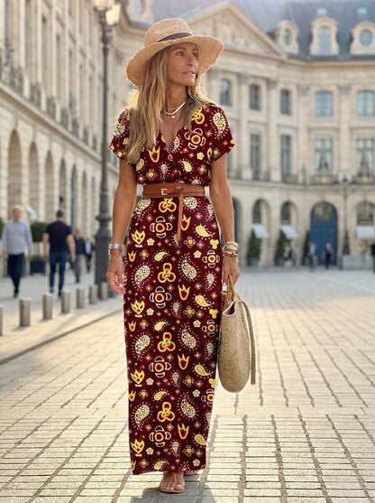 Allegra | Vestido Maxi Paisley