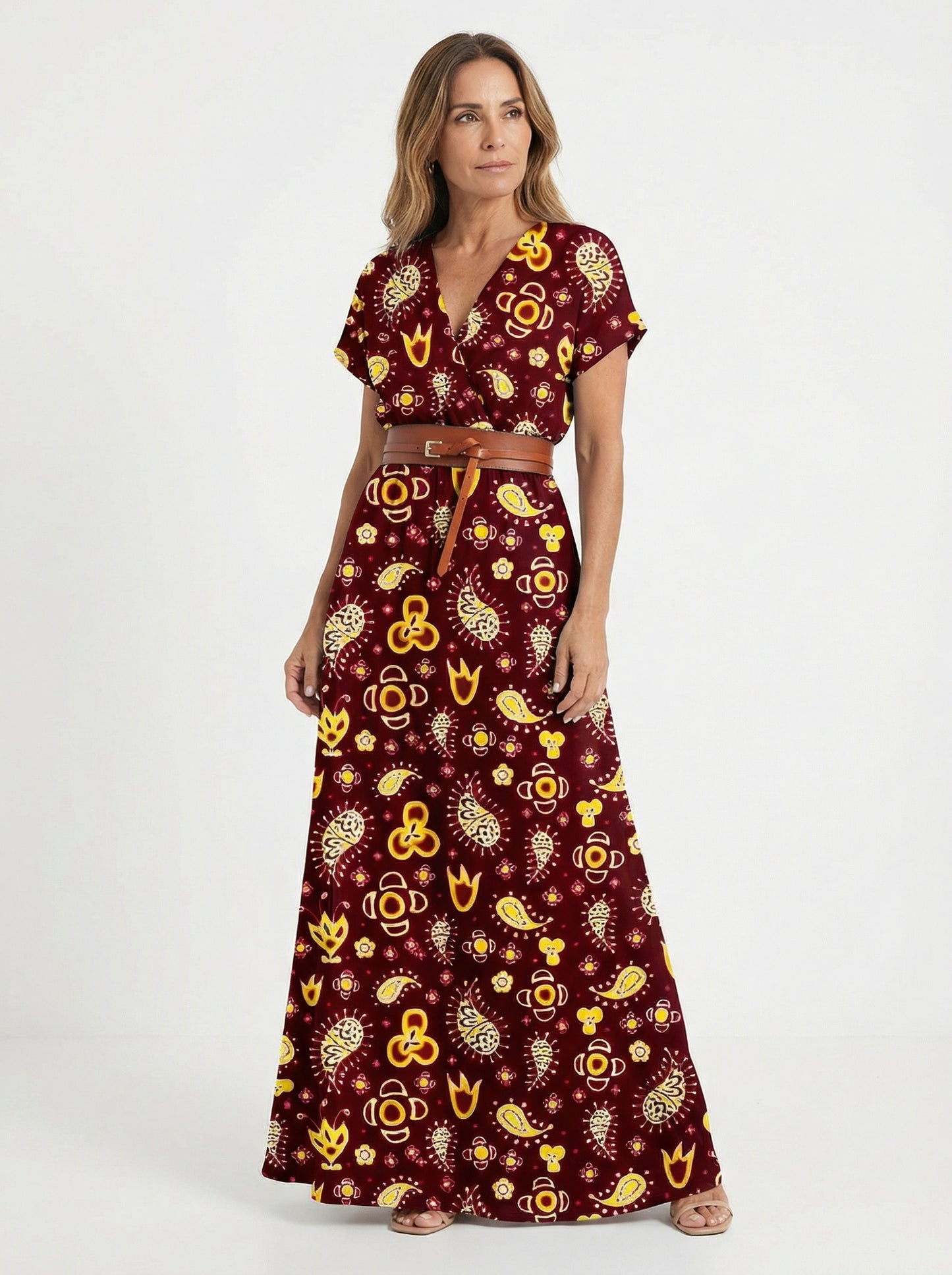 Allegra | Vestido Maxi Paisley