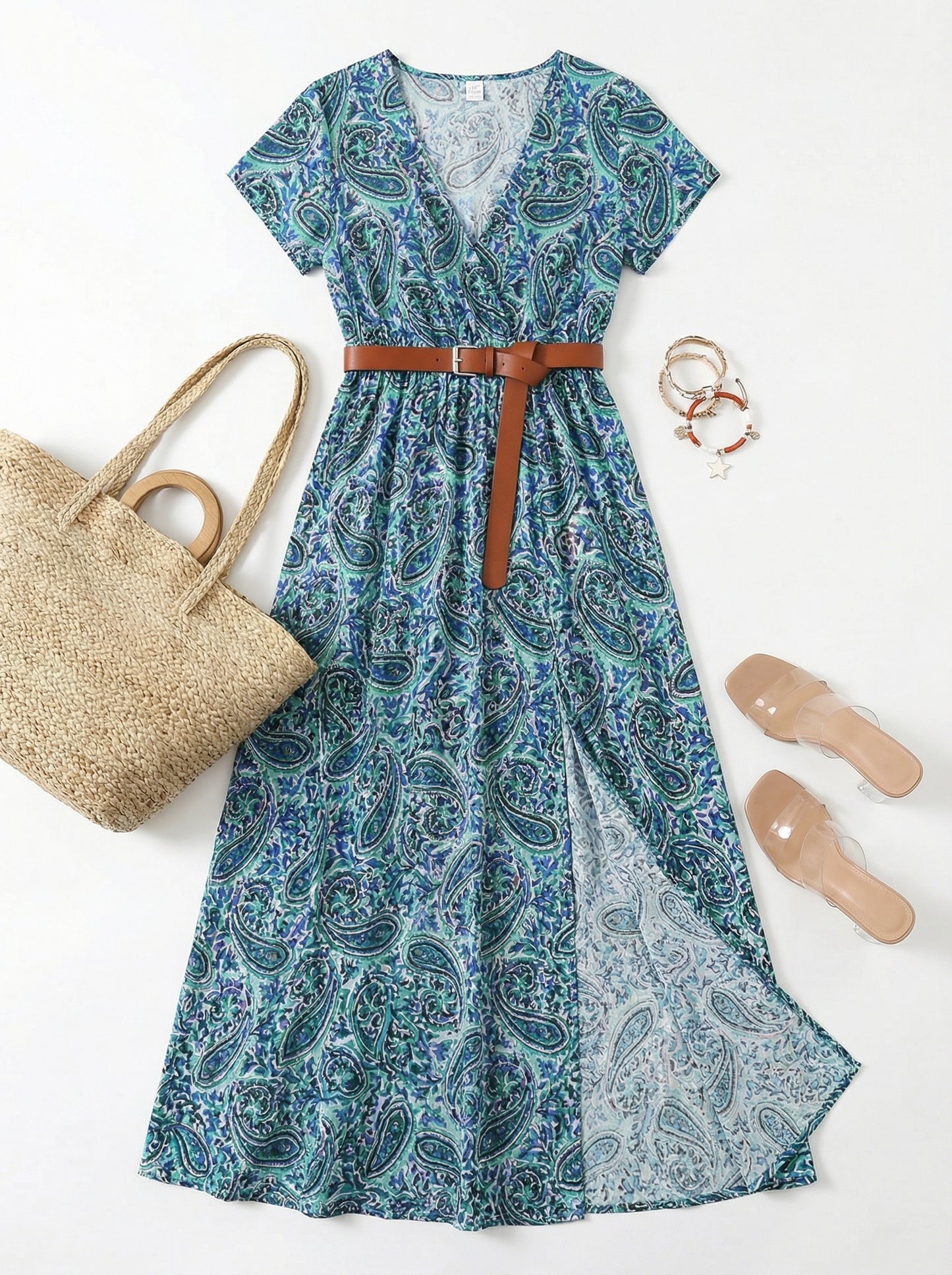 Allegra | Vestido Maxi Paisley