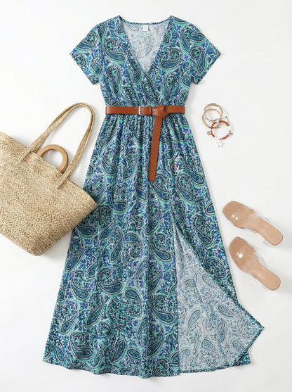 Allegra | Vestido Maxi Paisley
