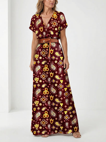 Allegra | Vestido Maxi Paisley