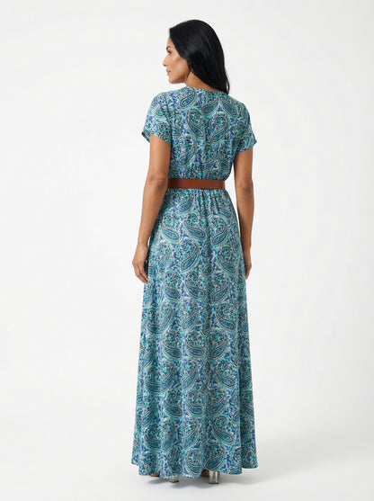 Allegra | Vestido Maxi Paisley