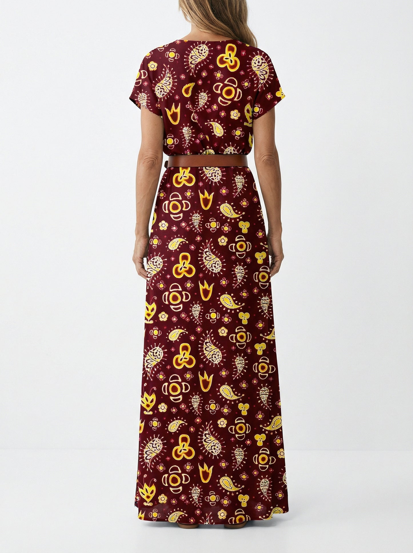Allegra | Vestido Maxi Paisley