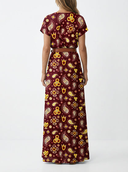 Allegra | Vestido Maxi Paisley
