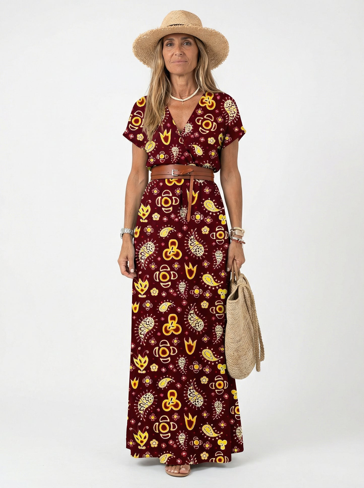 Allegra | Vestido Maxi Paisley