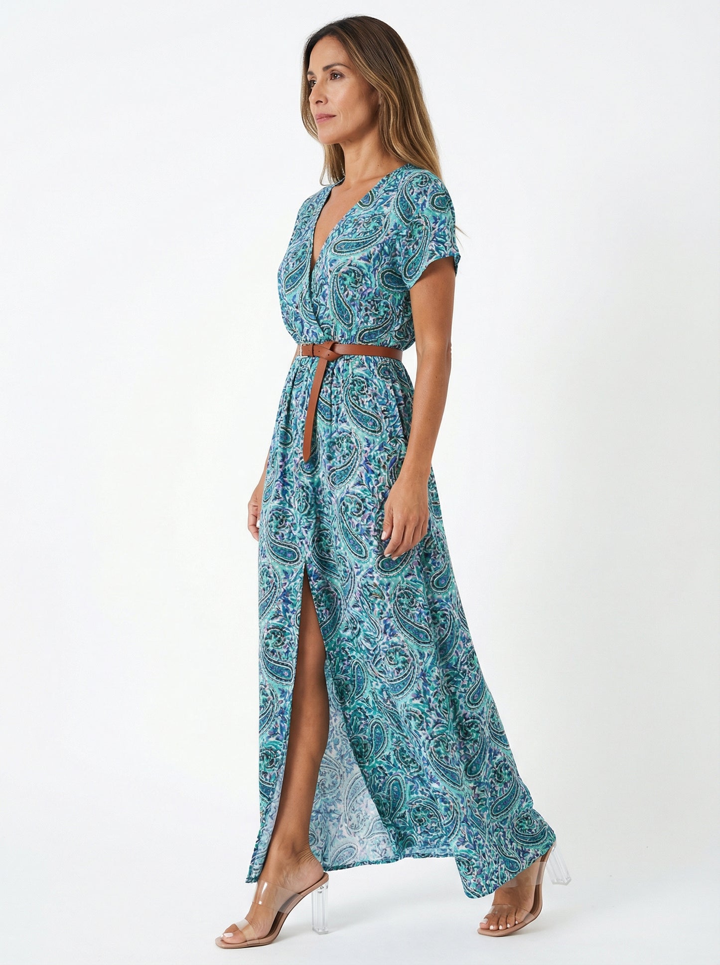 Allegra | Vestido Maxi Paisley