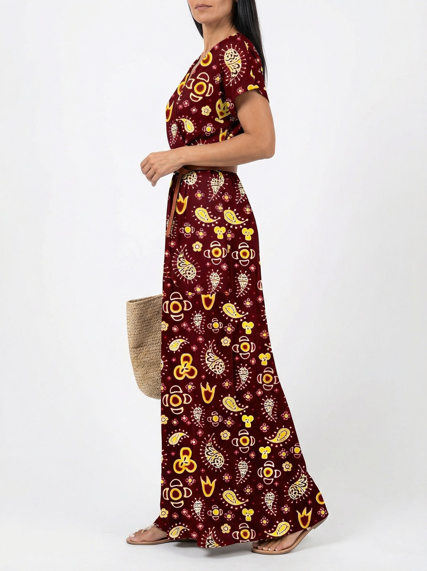Allegra | Vestido Maxi Paisley