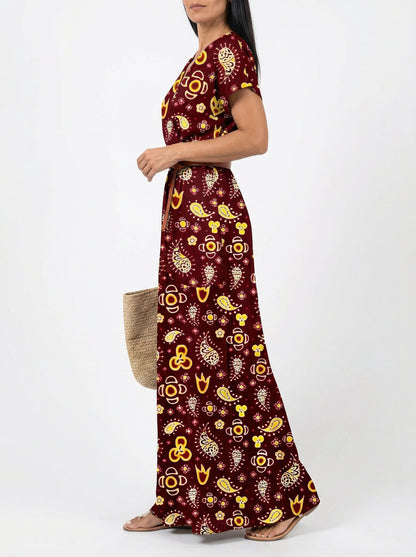 Allegra | Vestido Maxi Paisley