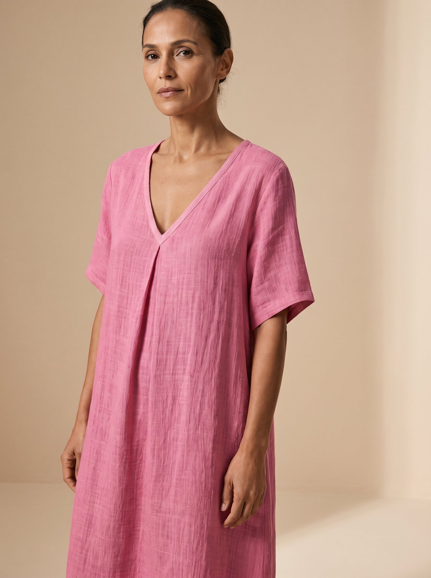 Valeria | Vestido Midi de Textura Orgánica