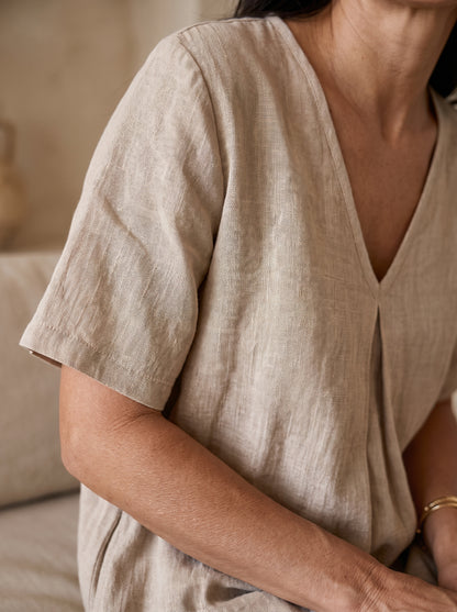 Valeria | Vestido Midi de Textura Orgánica