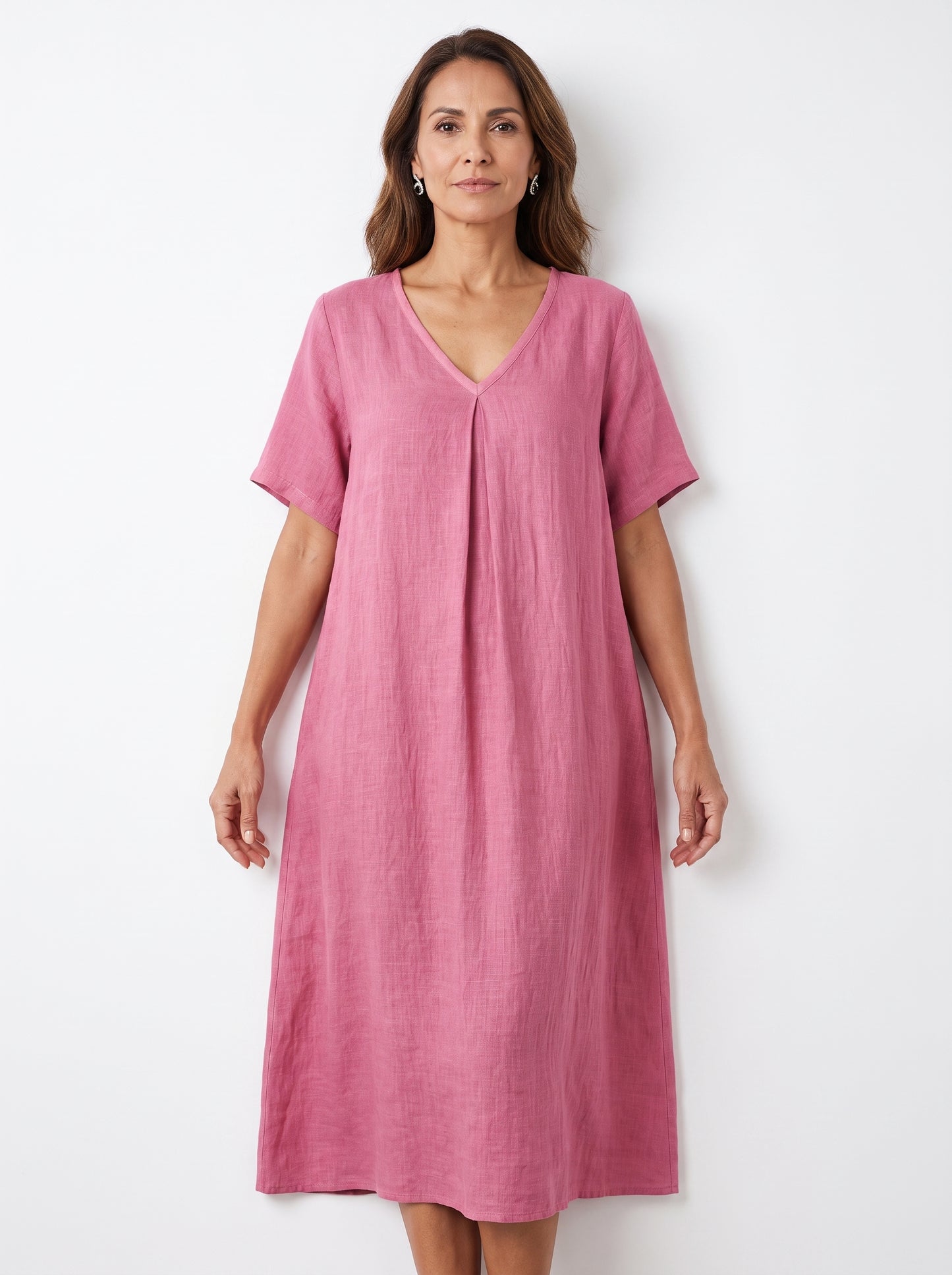 Valeria | Vestido Midi de Textura Orgánica