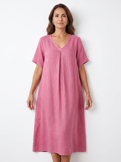 Valeria | Vestido Midi de Textura Orgánica