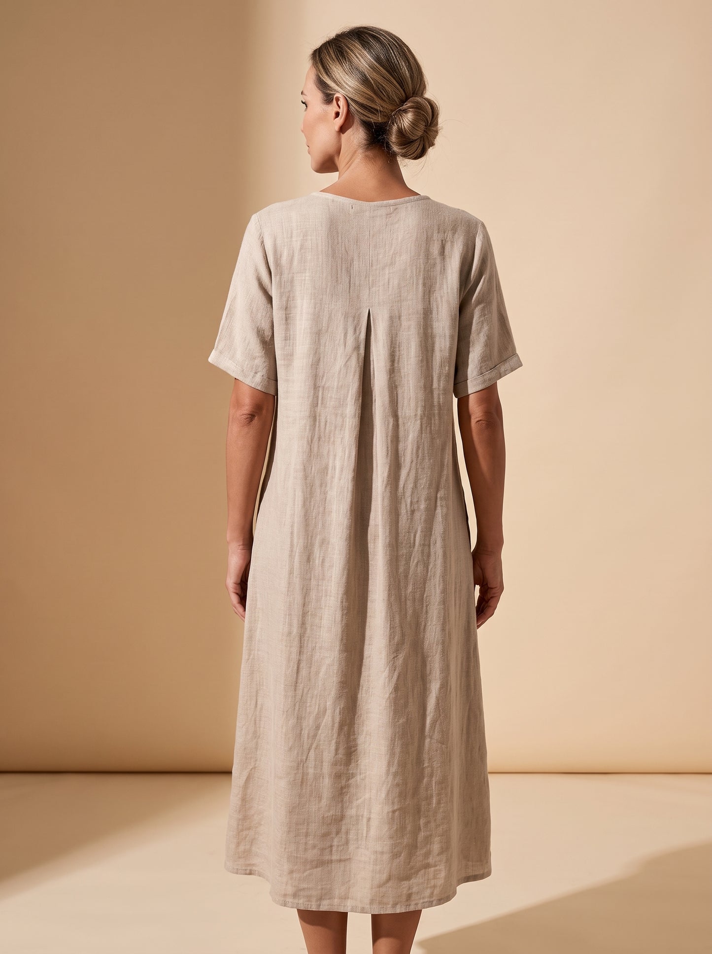 Valeria | Vestido Midi de Textura Orgánica